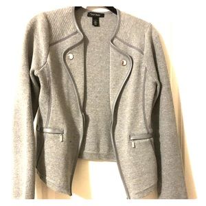 White House Black Market Gray Blazer